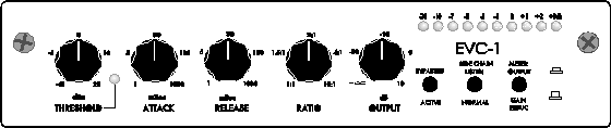 VOCE EVC-1 Front Panel