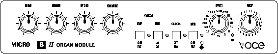 VOCE Micro B II Front Panel